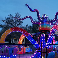 Manège Pieuvre Fouilleuse de Parc d'Attractions avec Décoration LED et Équipement Rotatif à Vendre