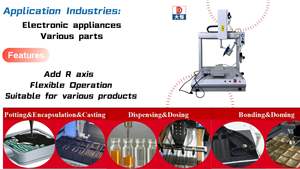 ماكينة توزيع الغراء بأربعة محاور ، معدات صناعية <span class=keywords><strong>3</strong></span> محاور للدقة - Product Image 6