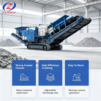 Trituradora de Piedra Móvil Xinzhongqi a Precio Competitivo, 20-350t/h, Máquina Portátil para Triturar Roca con Motor, la Mejor Relación Calidad-Precio