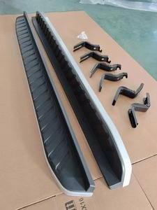 XLY di lusso nero <span class=keywords><strong>in</strong></span> lega di <span class=keywords><strong>alluminio</strong></span> pedali laterali e pedana <span class=keywords><strong>in</strong></span> acciaio per 2015 + Ford Ranger T6-T9 Raptor - Product Image 5