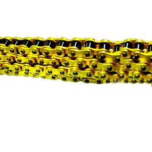 Venta caliente nuevo <span class=keywords><strong>DID</strong></span> y piñón cadenas doradas Piezas de motocicleta - Product Image 6