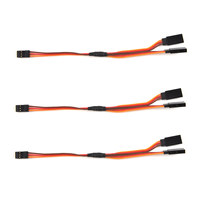 Cable de Extensión de Conexión de Dirección para Aeromodelismo ZYHOBBY, Tipo Y, 15CM, Compatible con Futaba/Hitec/JR, de Uno a Dos Controles