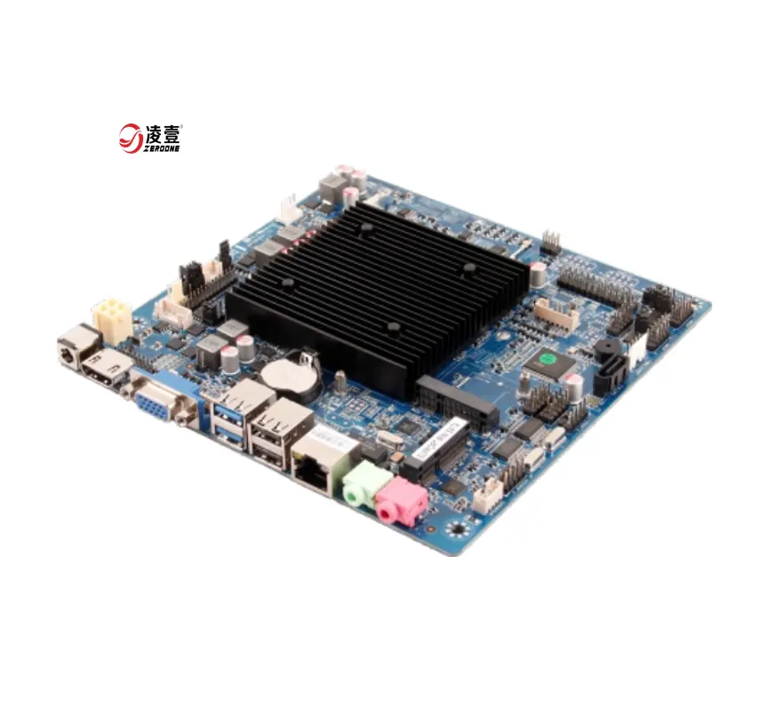 Baytrail N2830 Dual Core Thin MINI-ITX Placa-Mãe Gráficos HD para Processador Intel Atom Z3700 DDR3L Motherboards Industriais