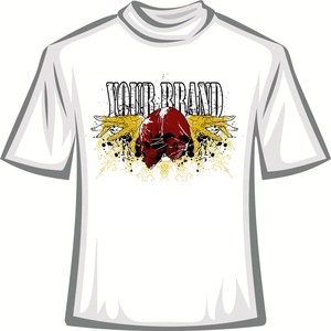 Fábrica de logotipo personalizado con el nombre de su empresa cráneos calor prensa para La camiseta - Product Image 5
