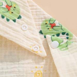 Conjunto de Baberos y Diademas de Estilo Bohemio para Bebés, de Algodón Estampado y Gasa, para Niños Pequeños, con Accesorio para el Cabello de Nailon - Product Image 4