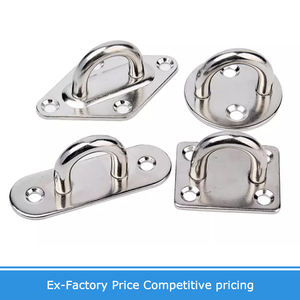 M5 M6 M8 M10 acier inoxydable 304 agrafe anneau <span class=keywords><strong>crochet</strong></span> fixe Pad oeil plaque pont porte boucle <span class=keywords><strong>en</strong></span> forme <span class=keywords><strong>de</strong></span> <span class=keywords><strong>U</strong></span> robuste montage au plafond cintre - Product Image 5