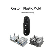Coque de bouton de commande de volant de voiture en plastique moulé sur mesure, boîtier multifonctionnel pour télécommande automobile