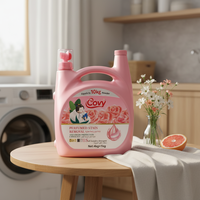 Détergent à lessive en gros Covy 5kg Rose, liquide anti-taches écologique pour usage domestique quotidien