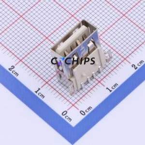 GT-<b>USB</b>-2004-CWG1N <b>USB</b> <b>Connector</b> SMD <b>Connector</b> ( <b>Connector</b> Type: Type-A )( Protocol Standard: <b>USB</b> 2.0 )( Gender: Female ) - Product Image 1