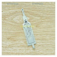 Herramientas Lishi MIT11R de Aleación de Aluminio, Enchufe para Cerradura Eléctrica, Cerradura de Puerta 2 en 1, Ganzúa y Decodificador, Cerrajero Profesional