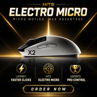 Souris de jeu sans fil rechargeable G PRO X2 SUPERSTRIKE pour les deux mains, programmable, déclenchement rapide 10