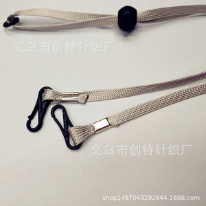 Correa ajustable para sombrero de poliéster, resistente al viento, gris y negro, con gancho de mosquetón, para adultos, niños, personas de mediana edad y mayores - Product Image 4