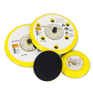 5 "サンドペーパーOEM用プラスチック製のバッキング付き高硬度フックとループバッカーパッド - Product Image 1