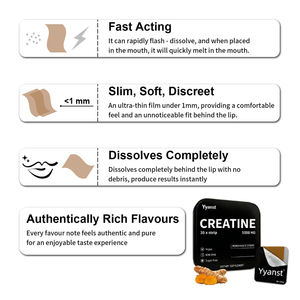 Tiras Orales de Creatina Certificadas OEM/ODM para Aumentar la Fuerza Muscular y el Control de la Energía Deportiva, Veganas para Adultos, Muestra Gratuita - Product Image 3