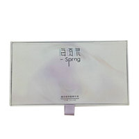Boîte d'emballage cosmétique rigide personnalisée en carton gris, étui cadeau pour soins de la peau fait main avec logo