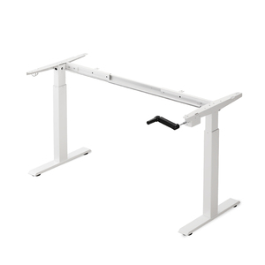 Manivela manual de altura ajustable, mesa de ordenador de pie, Control manual, manivela, soporte para sentarse, marco de escritorio de oficina - Product Image 1