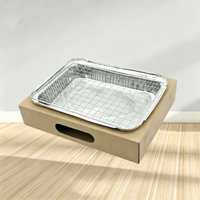 Barbecue d'extérieur pliable moderne Bento-Yaki NF-0302 avec logo personnalisé, dispositif de sécurité anti-flamme, revêtement poudré, boîte en aluminium et plastique