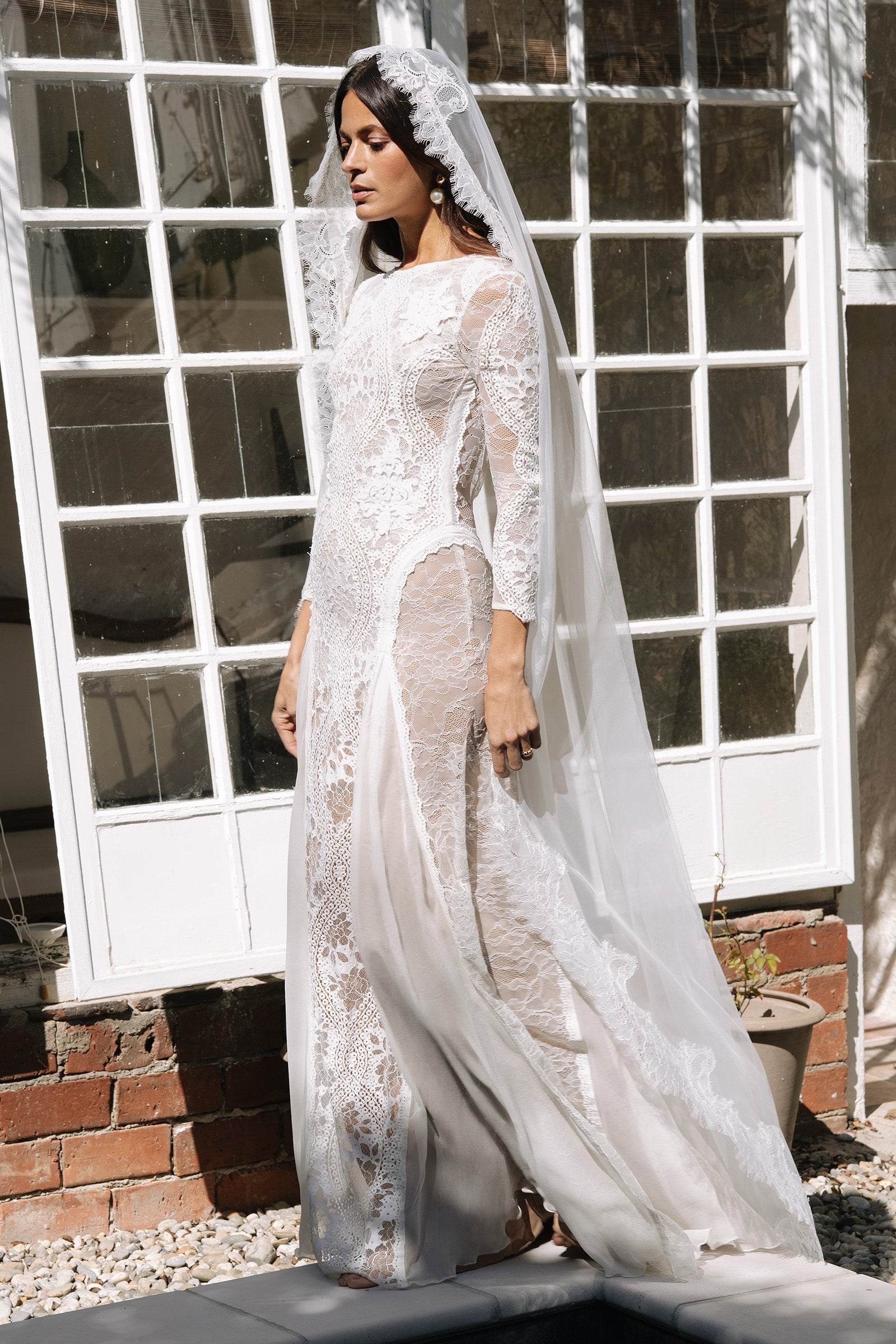 Elegant Simple Modest Princess Wedding Dresses Lace Long Sleeve Bridal Gown  for Women Civil Wedding Dresses China Supplier| Alibaba.com