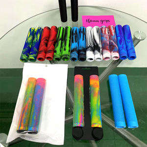 Huoli 160mm poignées de guidon transparentes Logo en gros personnalisé pas cher prix poignées de vélo souple TPE Pro poignée de Scooter cascadeur pour Odi - Product Image 4