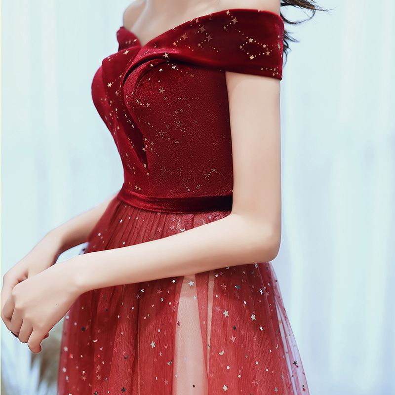 green emerald velvet dress Long Glitter Prom Dress with Lace-Up Corset Royal / 6 main image 1