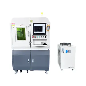 1000W 2000W độ chính xác cao CNC 3D vàng bạc sợi laser cắt và máy khắc cho tấm kim loại tấm hợp kim nhôm