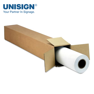Rouleau de vinyle adhésif pour voiture, imprimable, PVC, blanc brillant mat, 120 g/m², 140 g/m², impression éco-solvant, autocollant, vinyle auto-adhésif - Product Image 3