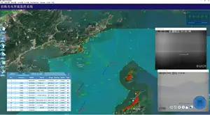 Kamera pengawas area laut radar terkait jarak jauh, kamera pengintai telefoto untuk kapal, Dok, port