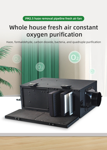 Ventilateur de conduit d'air frais FULUDE PM2.5 avec moteur sans balais, élimination de la brume, stérilisation, pour usage domestique et restaurant, personnalisable - Product Image 3