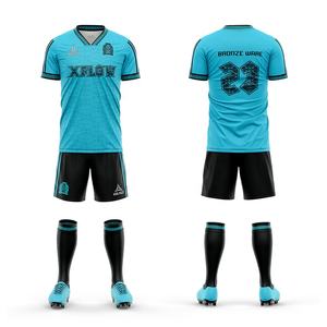 Оптовая продажа оригинальной дизайнерской футбольной формы, комплектов формы для футбола, индивидуальных футбольных комплектов с сублимационной печатью - Product Image 2