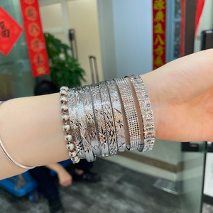 أساور زفاف JXX 14K بتصميم زهور، أساور ذهبية بتصميم جديد للنساء - Product Image 4