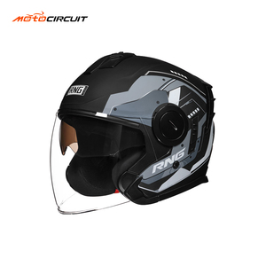 Casque de moto ABS 3/4 demi-visage, certificats DOT, modulaire, double visière, Casco De Motocicleta, accessoires de conduite de moto - Product Image 5
