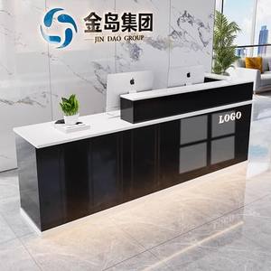 Mostrador de Recepción Moderno Rosa para Oficina, Spa, Hotel y Salón de Belleza, Diseño para Tienda Minorista y Escritorios de Hospital - Product Image 5