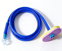 Tube de plongée double pour adultes, tube respiratoire sous-marin anti-fuite et anti-buée, tube de plongée à embout sec pour la plongée en mer et le snorkeling