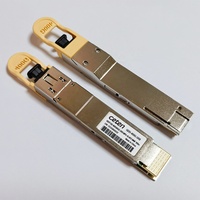 Modul Transceiver Optik Fortinet Kompatibel 400GBASE-SR8 QSFP-DD PAM4 850nm 100m DOM MPO-16/APC MMF Fiber Optik 3-Tahun Garansi