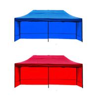 Tente pliante d'extérieur facile à monter 10x10 3x3, auvent pop-up bleu, gazebo, auvent, tente de salon professionnel, tente de fête noire
