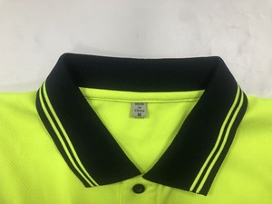 Camiseta de Seguridad Polo Reflectante de Alta Visibilidad con Logotipo Personalizado ANSI, Camiseta de Trabajo de Alta Visibilidad - Product Image 4