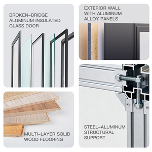 Уникальный дизайн, суперроскошный домик для отдыха, водонепроницаемый и утепленный, для глэмпинга, уличный мини-дом - Product Image 6