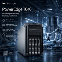 Servidor Dell T640 al Mejor Precio, Torre, 14G, Doble Socket, Intel Xeon Escalable, 24 Ranuras DIMM DDR4, Intercambio en Caliente, Servidor Empresarial
