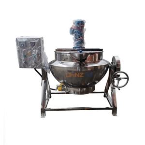 स्टेनलेस स्टील इलेक्ट्रिक/भाप गर्म टिल्टिंग जैकेट केटल कुकिंग टैंक कुकर - Product Image 2