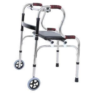 ניידות הליכה מסגרת הליכה מתכווננת אלומיניום בהיר ו-קשישים נירוסטה הליכה עבור עזרי אימון Hemipleegia - Product Image 1