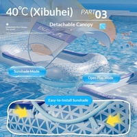 Matelas flottant gonflable en PVC pour adultes, lit d'eau, planche flottante, chaise longue de plage, pour la mer et le surf