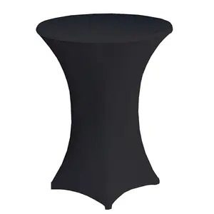 Khăn Trải Bàn Quán Bar Cocktail Quán Rượu Vải Spandex Bán Sỉ Khăn Trải Bàn Co Giãn Trùm Đầu Cho Tiệc Cưới