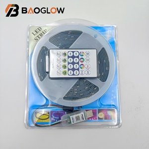 ไฟแถบ COB อัจฉริยะ IP67 5V 18LED 10 มม. PCB ควบคุมสีได้ด้วยรีโมท สำหรับตกแต่งคริสต์มาส ปีใหม่ บ้าน สวน - Product Image 2