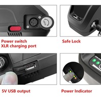 Baterai LiCoO2 Solid State 48V 20Ah untuk Sepeda Listrik - 2000 Siklus, Arus Pengosongan 5C