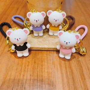 2024 New Arrival Promotion Gifts Kawaii Cute Cartoon Bear Soft PVC 3D <b>Custom</b> Logo <b>Keychain</b> - Product Image 2
