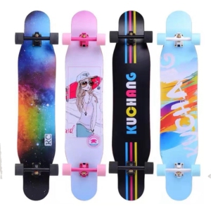 Longboard complet - Longboard <span class=keywords><strong>de</strong></span> 41 pouces pour le <span class=keywords><strong>freestyle</strong></span>, le carving, le cruising et le downhill avec outil en T tout-en-un - Product Image 5