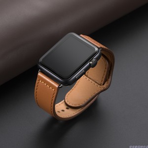 Bracelets <span class=keywords><strong>de</strong></span> montre très vendus pour Apple Watch en cuir véritable et en PU, accessoires <span class=keywords><strong>de</strong></span> <span class=keywords><strong>bracelet</strong></span> punk unisexe - Product Image 2