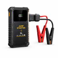 [J20] Démarreur d'urgence pour voiture 12V 1000A, booster de batterie, batterie externe haute capacité pour véhicules et camions, noir