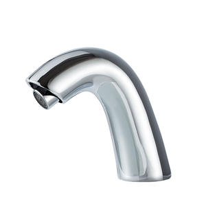 Robinet de lavabo à capteur infrarouge sans contact, monotrou, à poser sur le plan, avec cartouche céramique pour lavabo - Product Image 3