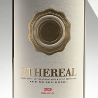 Etiqueta para Botellas de Vino, Cerveza y Whisky, Papel de Arte Texturizado de Lujo con Relieve 3D, Resistente al Aceite, Impermeable, de Alta Calidad, Ecológico y Reciclable